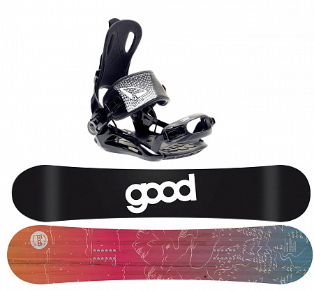 Комплит сноуборд JULIA DOUBLE ROCKER + крепления FT270 FASTEC Комплит сноуборд JULIA DOUBLE ROCKER + крепления FT270 FASTEC